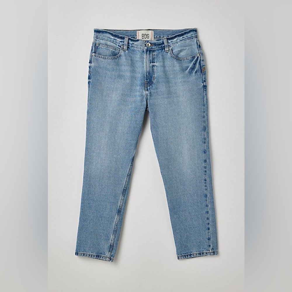 BDG Light Blue Slim Straight Jeans